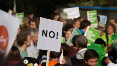 En demonstration